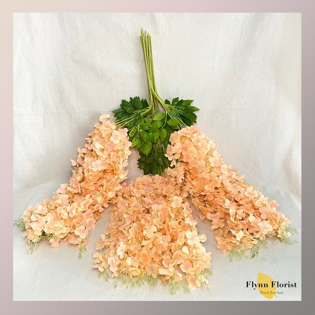 Wisteria Jumbo (lusinan) Bunga Artificial / Bunga Plastik / Bunga Dekorasi / Pernikahan-4