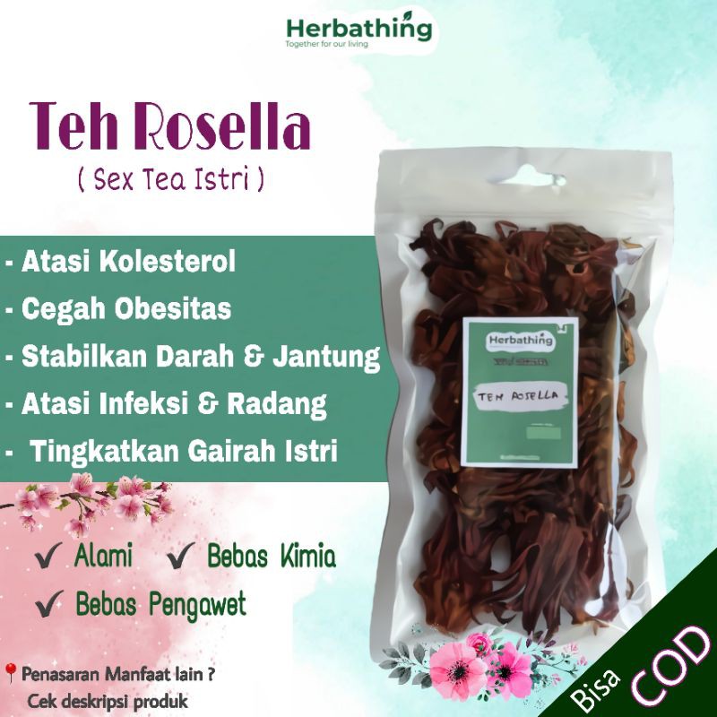 

SEX TEA ISTRI JSR Teh Rosella | Teh Rosela Kering | Teh Bunga Rosella Asli | Tea Sex | Teh Herbal