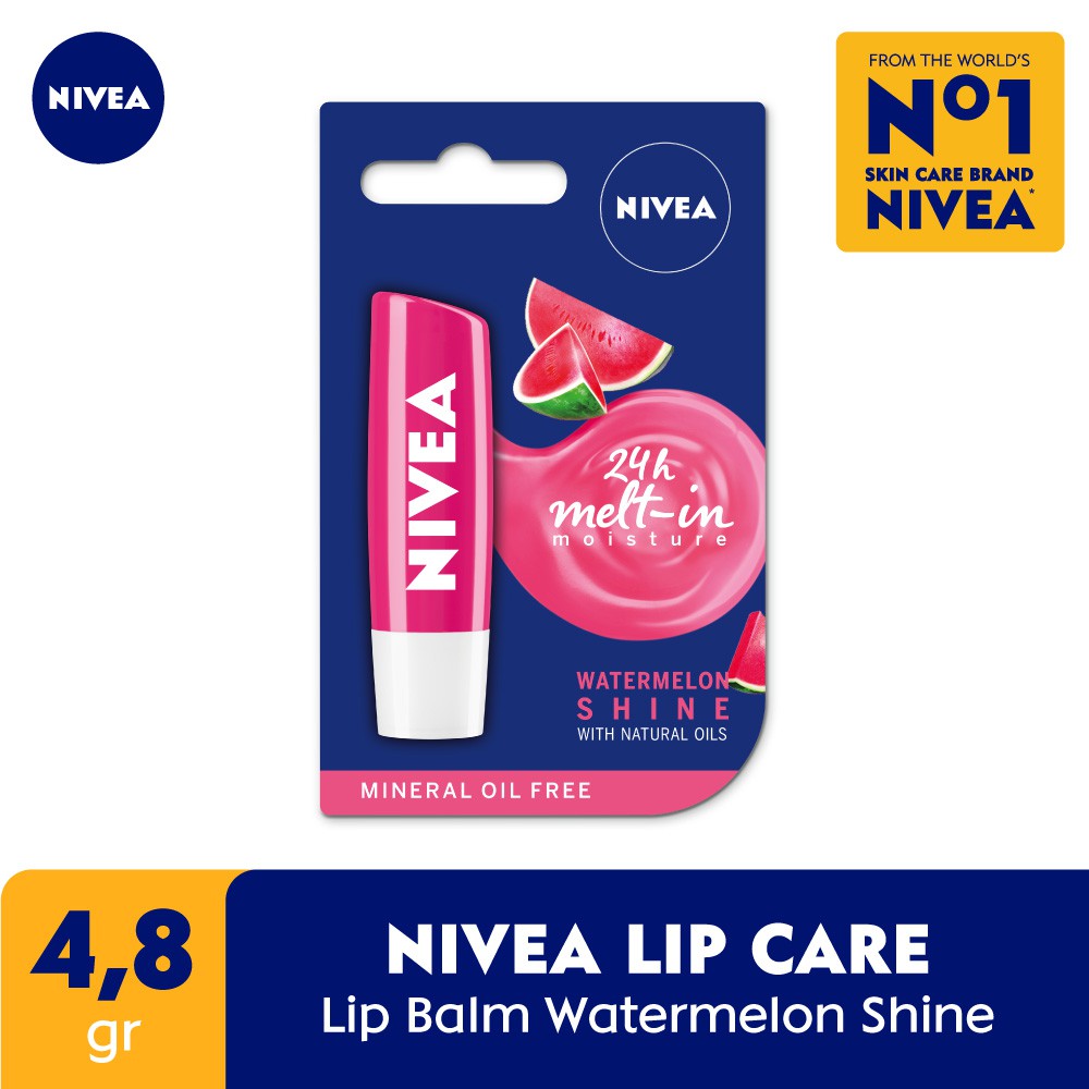 NIVEA Lip Care Watermelon Shine 4,8 gr