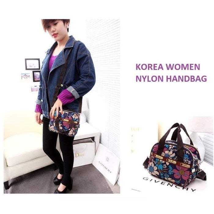Hand Bag Tas Selempang Tote bag wanita Korea Women Nylon