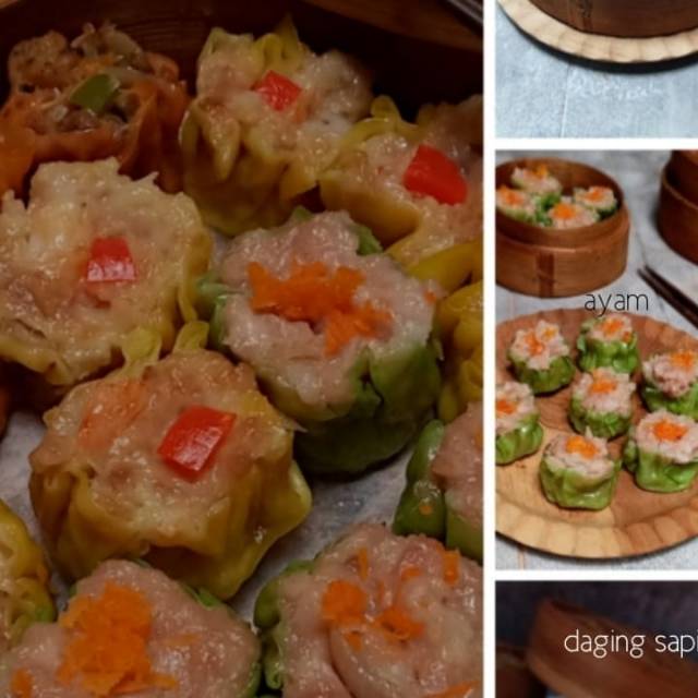 

Siomay 3 Rasa (Ayam, udang, daging sapi) dalam 1 pack