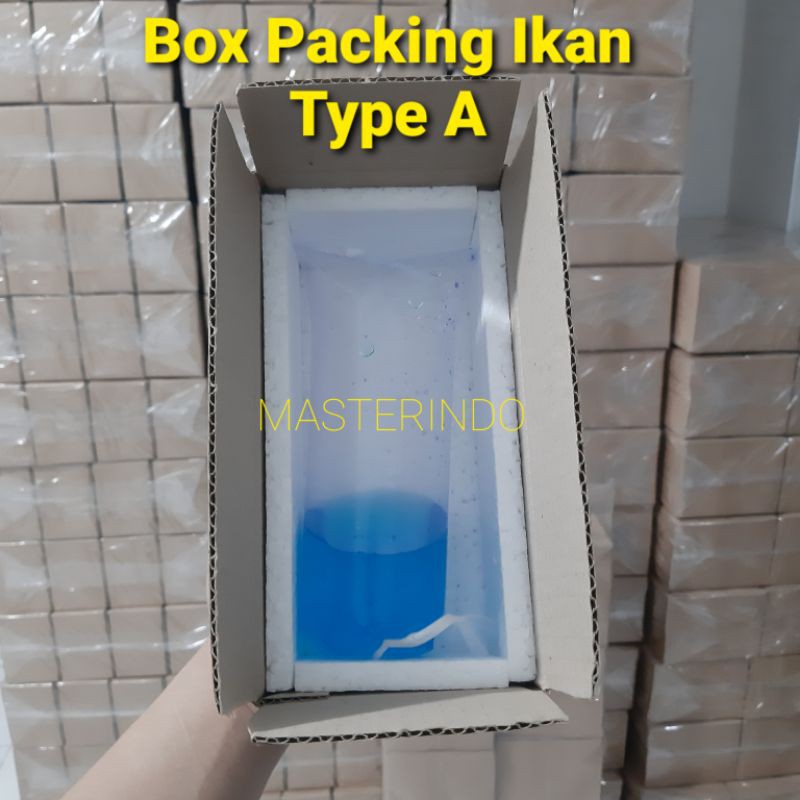 Box Packing Ikan Cupang Type A (1 Ball Isi 20Pcs)