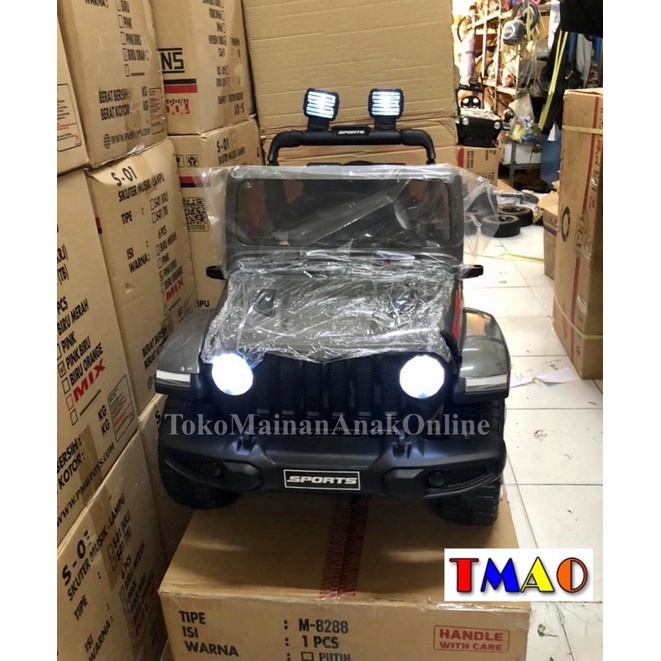 Mobil Aki Anak PMB JEEP Rubicon OFF-Road 8288 M8288 Mainan Anak Remot Remote Kontrol Murah-7