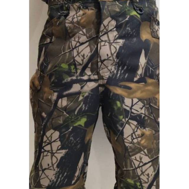 Celana taktikal blachwk pendek camo