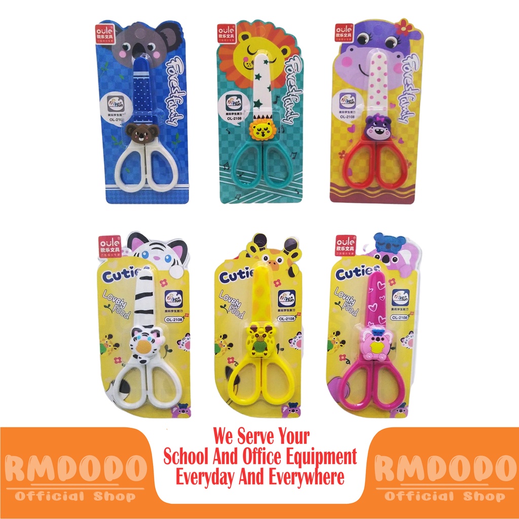 

Rmdodo Gunting Anak Aman / Gunting Kertas Anak / Kids Scissor Animal & Robot