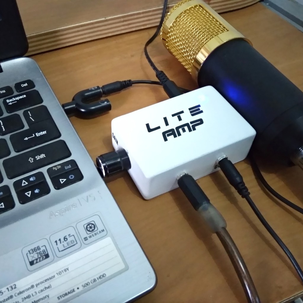 Phantom Amp Phantom Power Studio Microphone Condenser Audio Interface