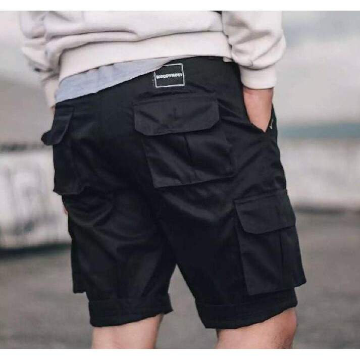 Celana Pendek Kargo Kempol Hitam Ukuran 27 38 Shopee Celana Pendek Kargo Kempol Hitam Ukuran 27 38 Shopee