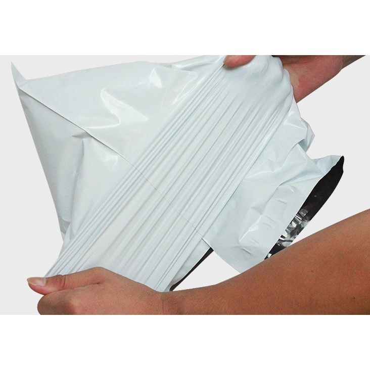 

InJO PLASTIK POLYMAILER PUTIH / WHITE - [30x40] 100 PCS Polymailer Putih Premium Glossy