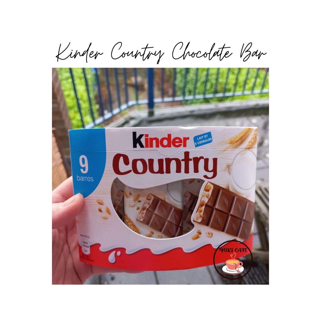 

COKELAT - KINDER COUNTRY CHOCOLATE BAR