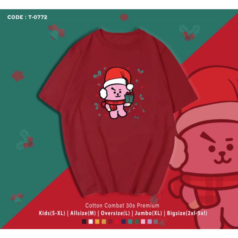 KAOS NATAL COOKY B T 2 1/T-SHIRT MERRY CHRISTMAS B T 2 1 COOKY