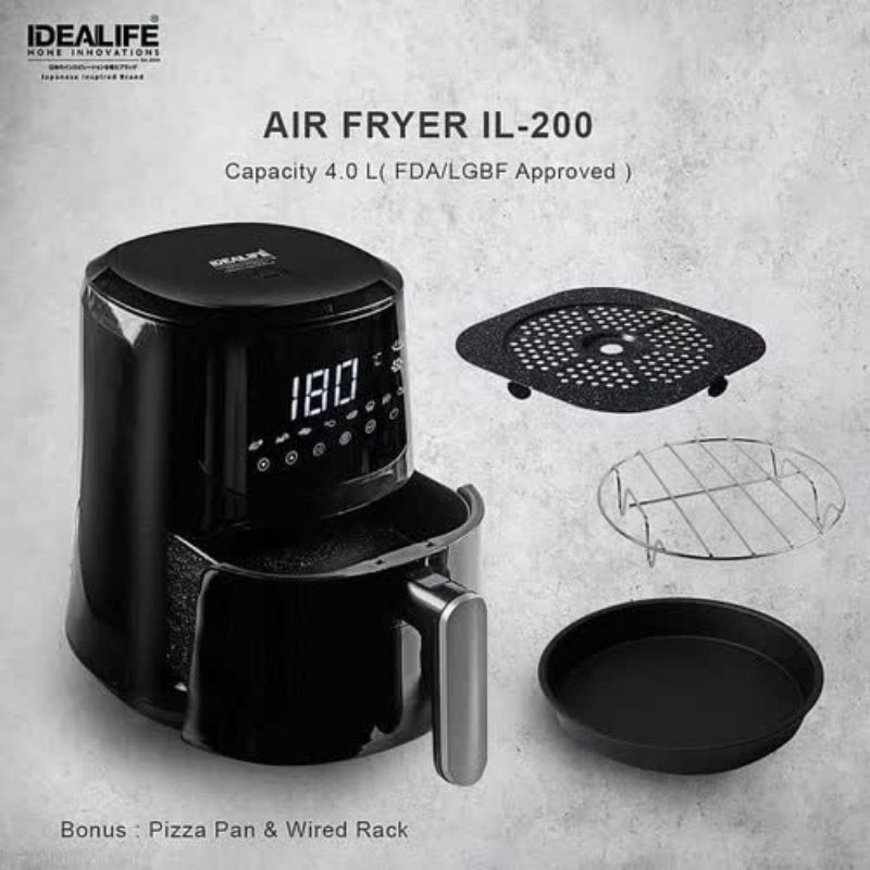 Airfryer Idealife IL200 / Air Fryer