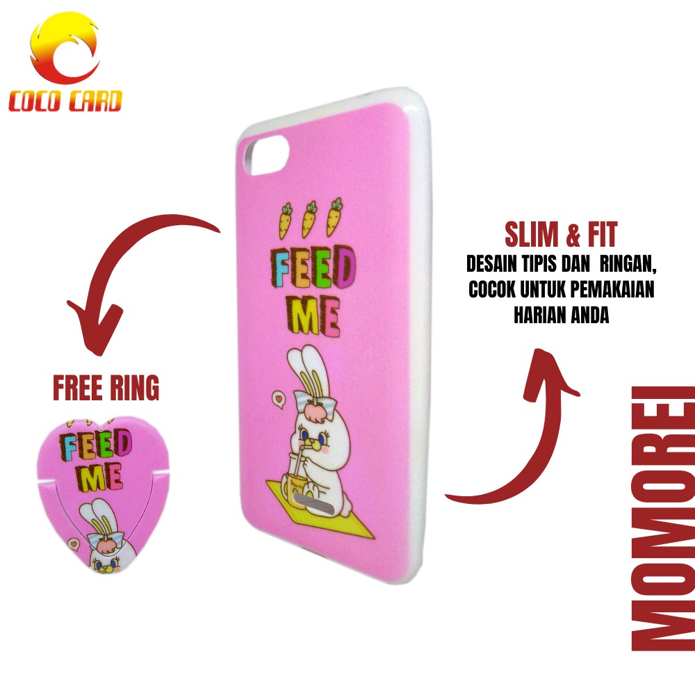 SOFTCASE XIAOMI REDMI 6A MOMOREI KARAKTER - FREE RING