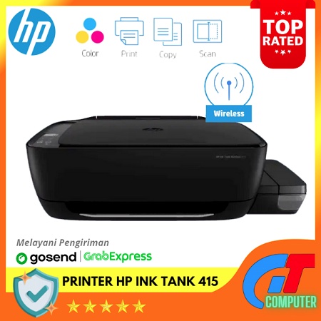 Printer HP Ink Tank 415 Wireless All-in-One Print Scan Copy WiFi Garansi Resmi