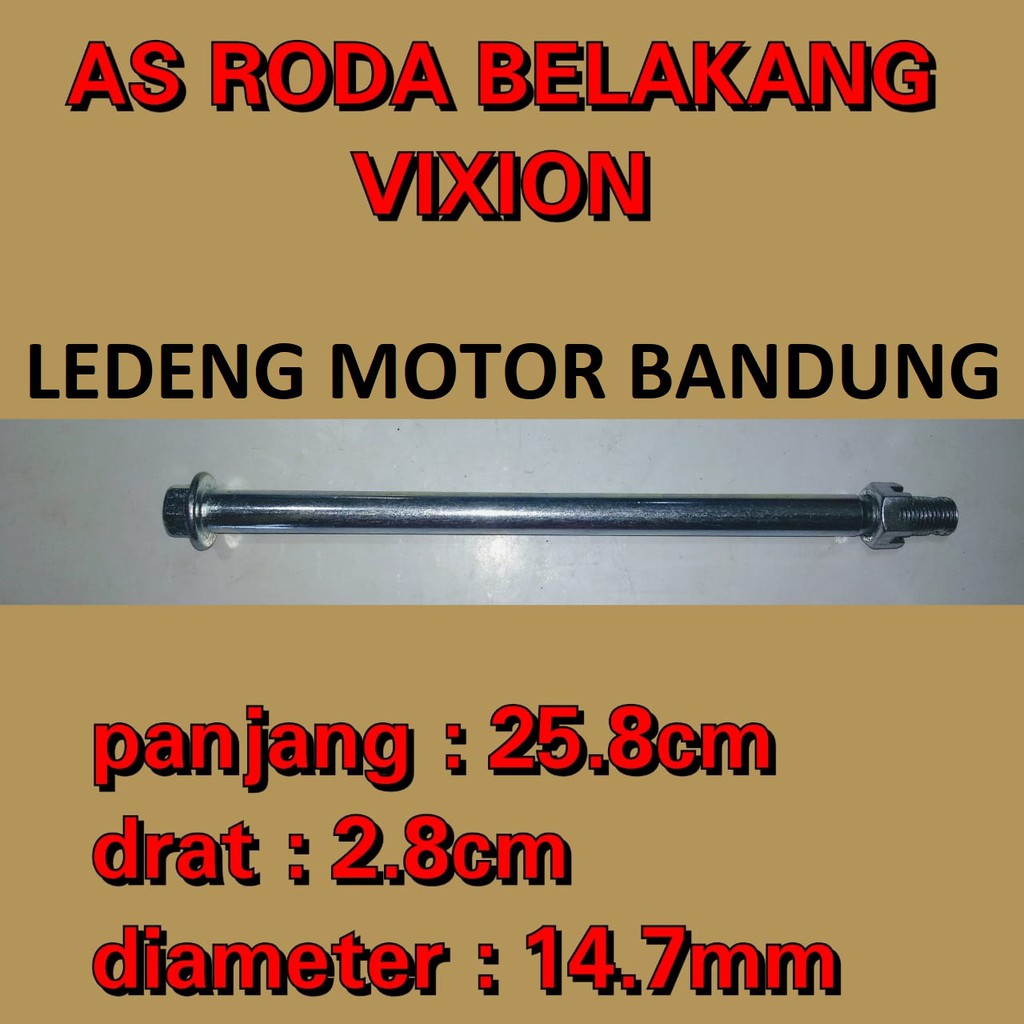 As Roda Belakang Vixion Yamaha Lokal