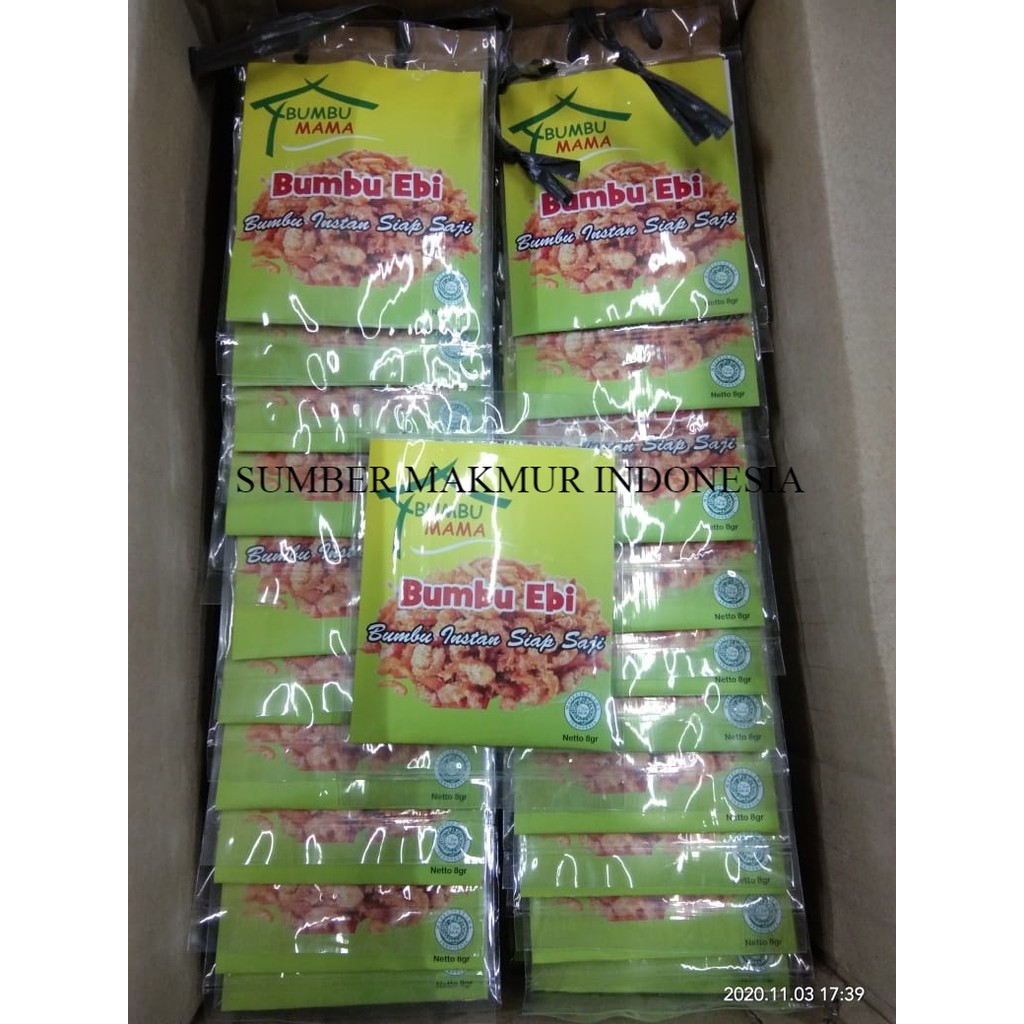 

BUMBU EBI CAP AM 8 GRAM - ECERAN