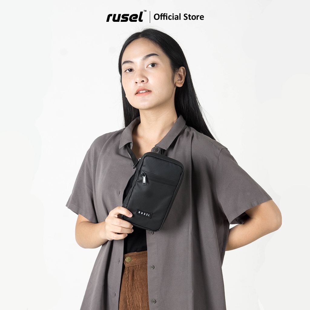 RUSEL CO I Sling bag mini Taka I Hanging wallet I card holder pria