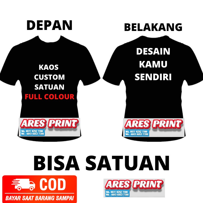 Vendor Jasa Sablon Kaos di Kota Tangerang ARES PRINT