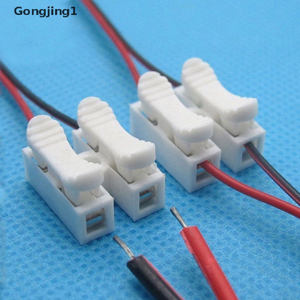 Gongjing1 30pcs Konektor Kabel Listrik Kunci Otomatis