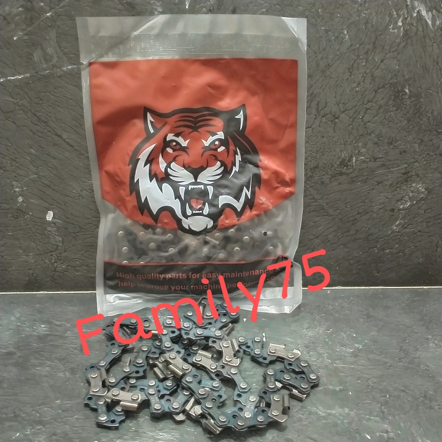 Mata rantai chainsaw mini 12 in / 11,5 in Rantai adaptor gerinda chainsaw