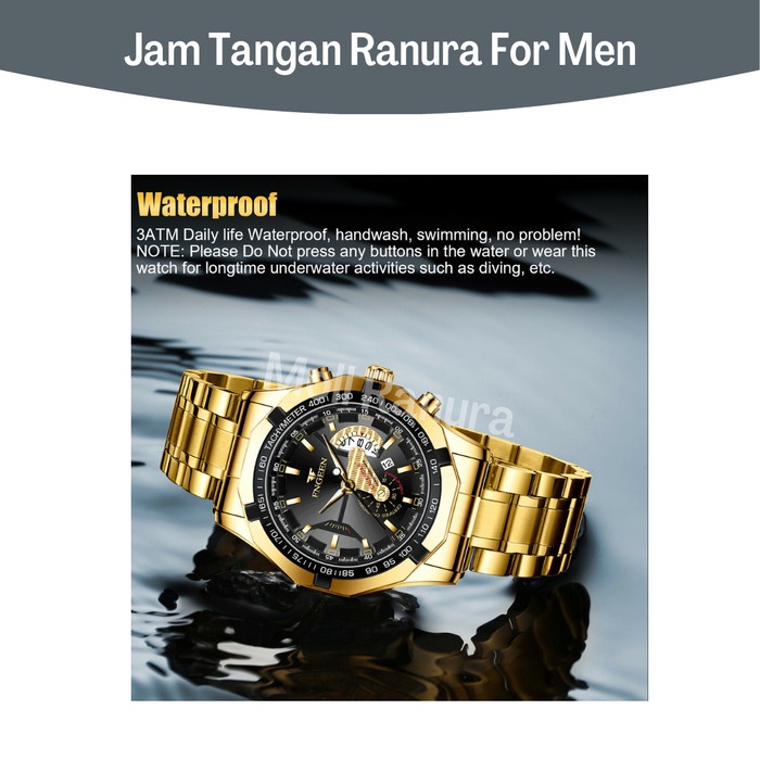 Ranura COD Jam Tangan Pria FNGEEN 5757 Luxury Full