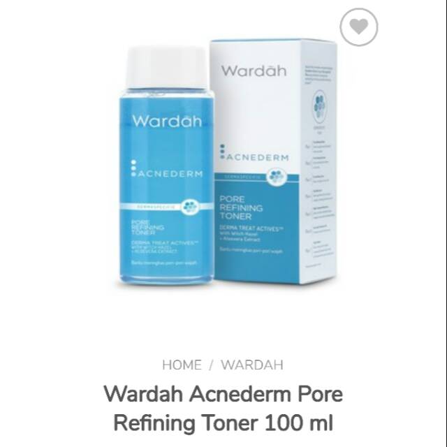 Wardah Acnederm toner