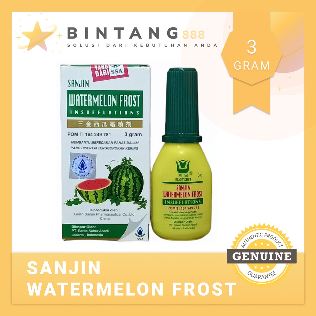 PT. SSA SANJIN WATERMELON FROST INSUFFLATIONS  WF