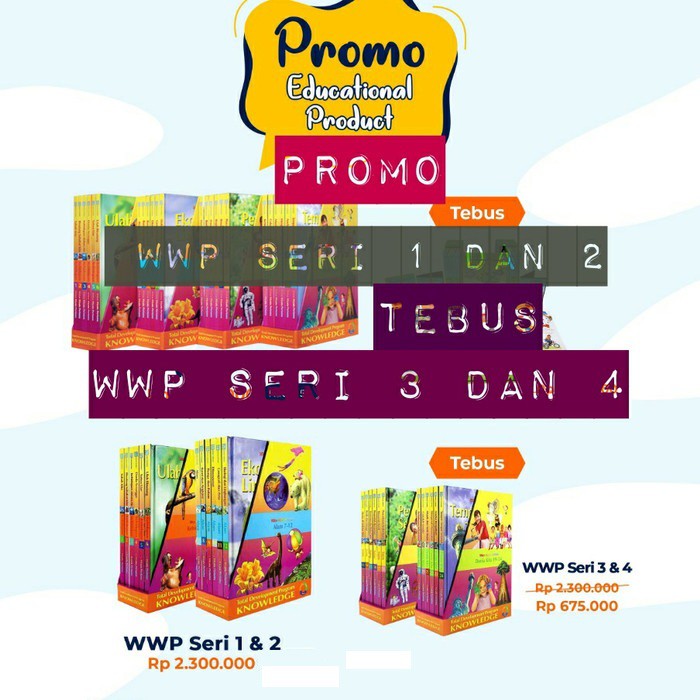 WWP Seri 1 dan 2 Tebus WWP Seri 3 dan 4 (tanpa walter)