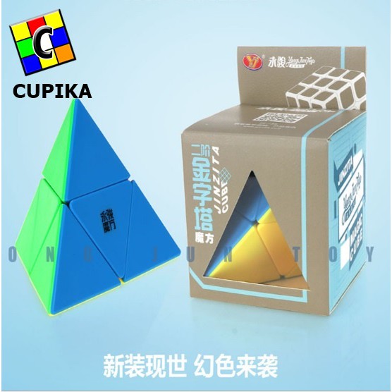 Rubik Pyraminx YongJun Jinzita 2x2 Stickerless Premium