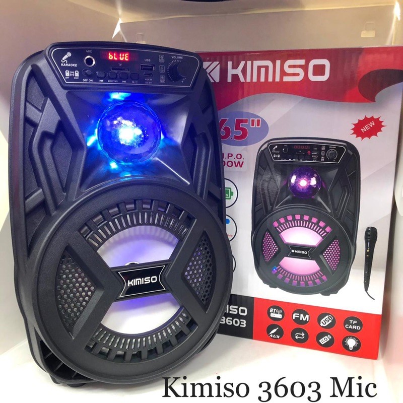 PROMO SPEAKER BLUETOOTH KIMISO QS3603 PLUS MIC KARAOKE