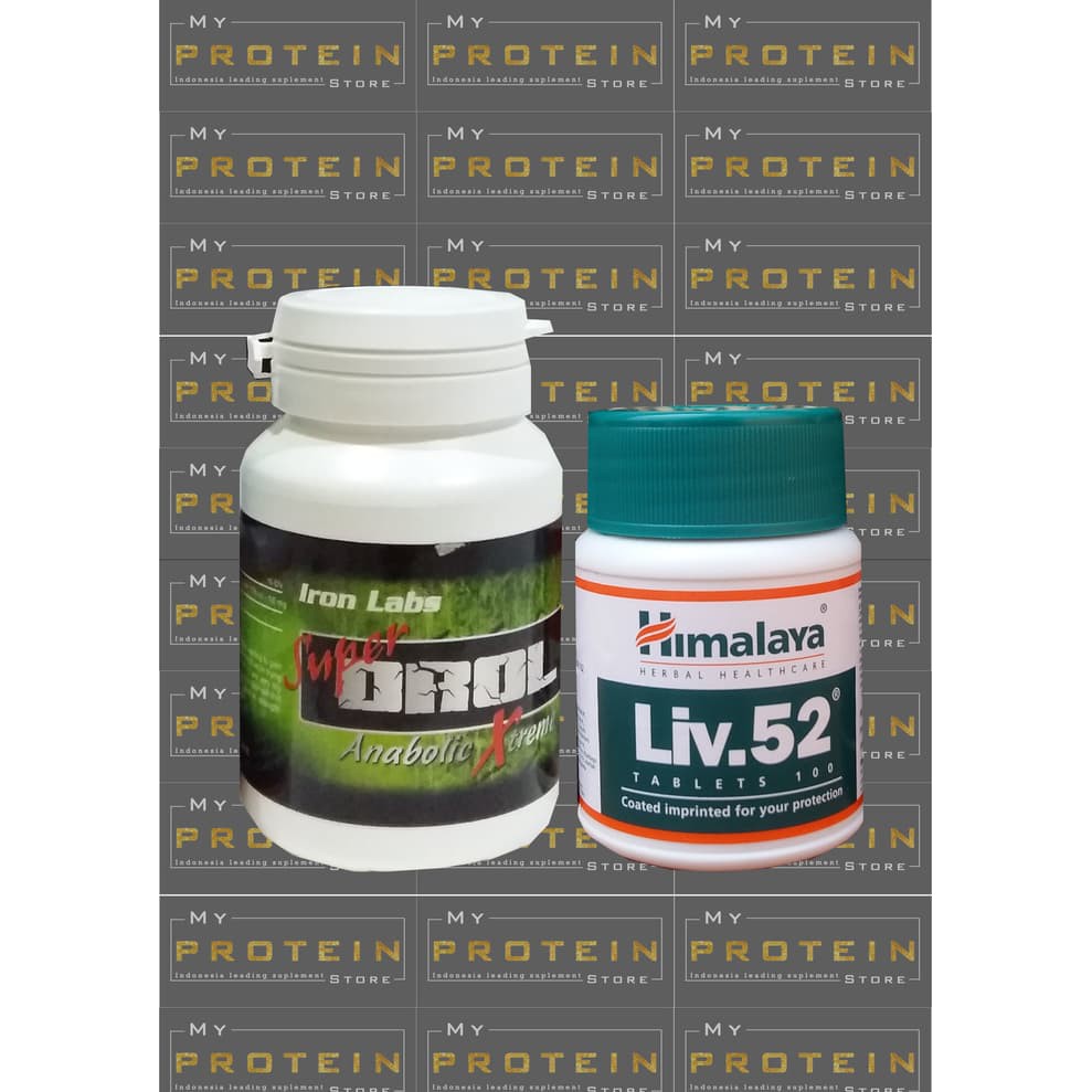 Suplemen Fitness | Iron Labs Superdrol 60 caps ORI pro hormon + liv 52 paket penambah bb