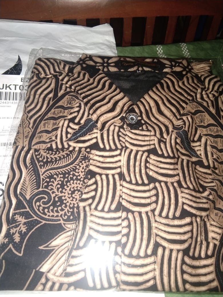 Kemeja Kantor Formal Batik Printing Size Slimfit Lengan Panjang Motif Tjokro Keren Terbaru