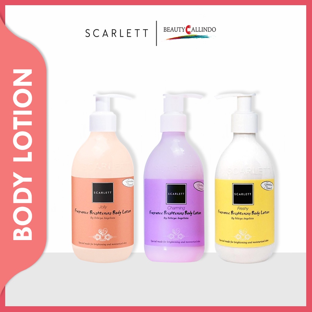 Scarlett Whitening Body Lotion - Lotion Pencerah dan Pelembab Kulit