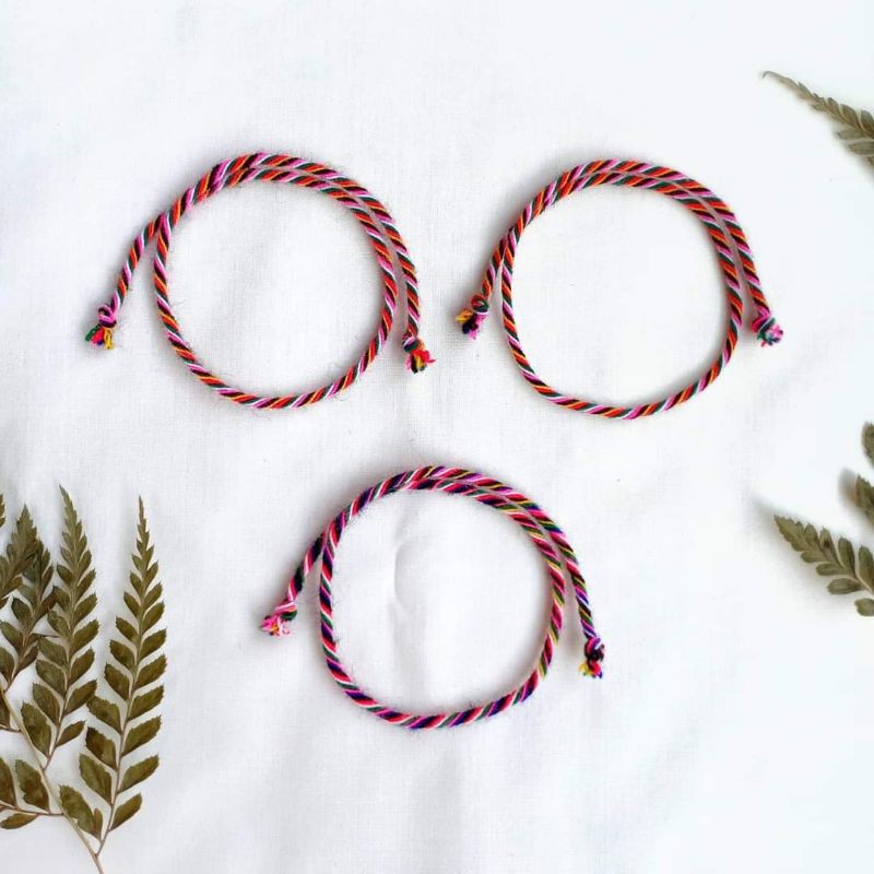 Gelang Saptadatu Ulir Original / Gelang Pasek / Gelang Sapta Datu / Gelang Tujuh Warna Bali / Gelang Pria / Gelang Pria Murah / Gelang Cowok / Gelang Tridatu Pasupati Bali /Craft Dewata