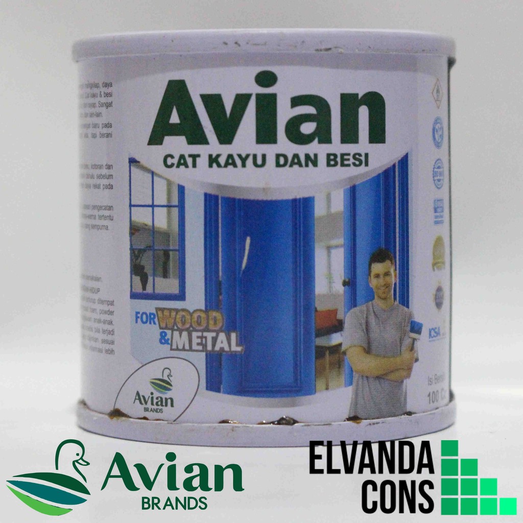 AVIAN 100cc Cat Minyak Kayu dan Besi AVIAN 100 cc