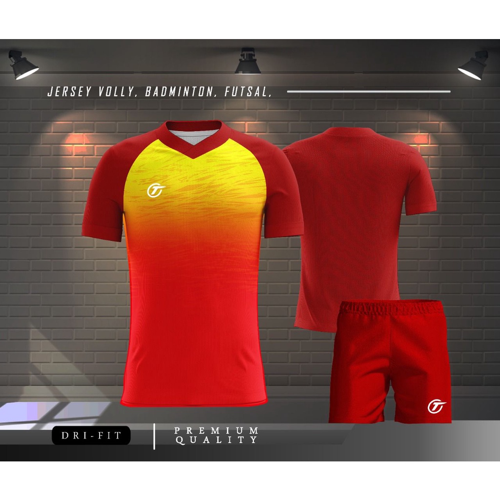 1 SET PAKAIAN OLAHRAGA DEWASA BAHAN DRY FIT/JERSEY DRY FIT BISA COSTUM NAMESET/KAOS TRAINING DRY FIT