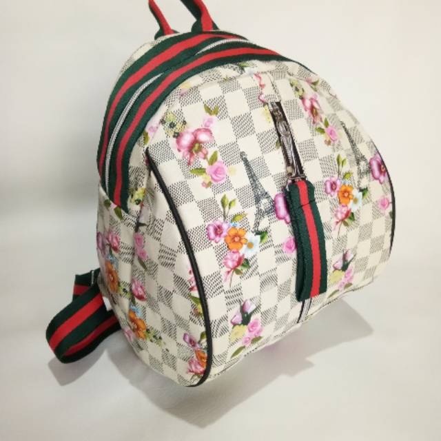 NEW ARRIVAL FASHION WANITA TAS RANSEL KOREA MICRO LOVE BACKPACK BATAM LV BARU TERMURAH