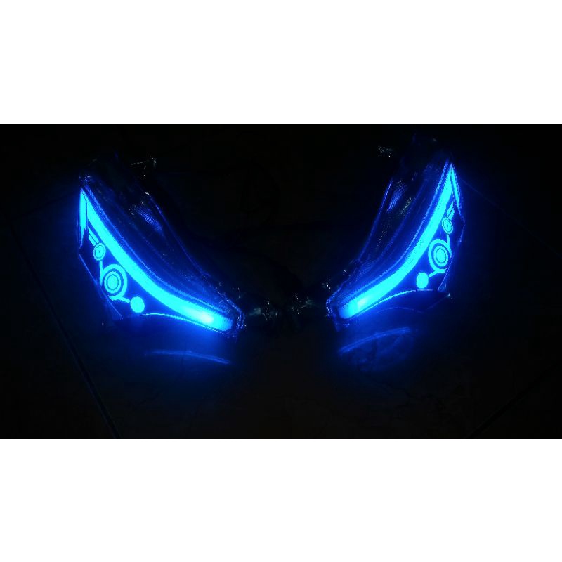 led audi sen custom supra x 125 batman