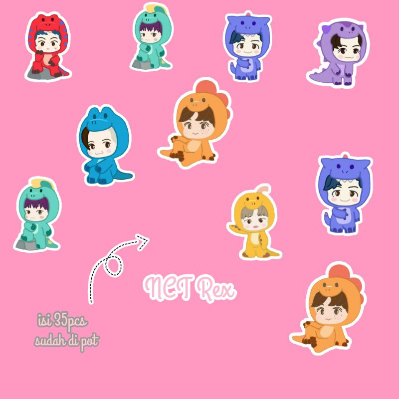 

STICKER NCT Rex full mini ( isi 35pcs ) murah Tumblr