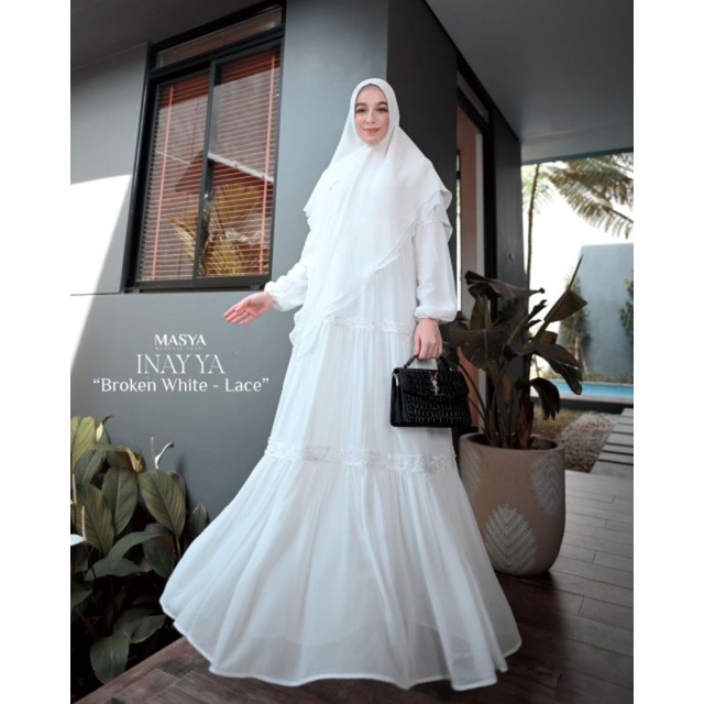 [MADENIA SYARI_MASYA] GAMIS SYARI TERBARU / BASIC DRESS SET " INAYA SET " BY MASYA