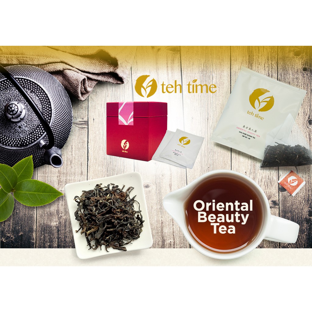 

TEHTIME ORIGINAL ORIENTAL BEAUTY TEA ASLI IMPORT TAIWAN CINA TEH TIME