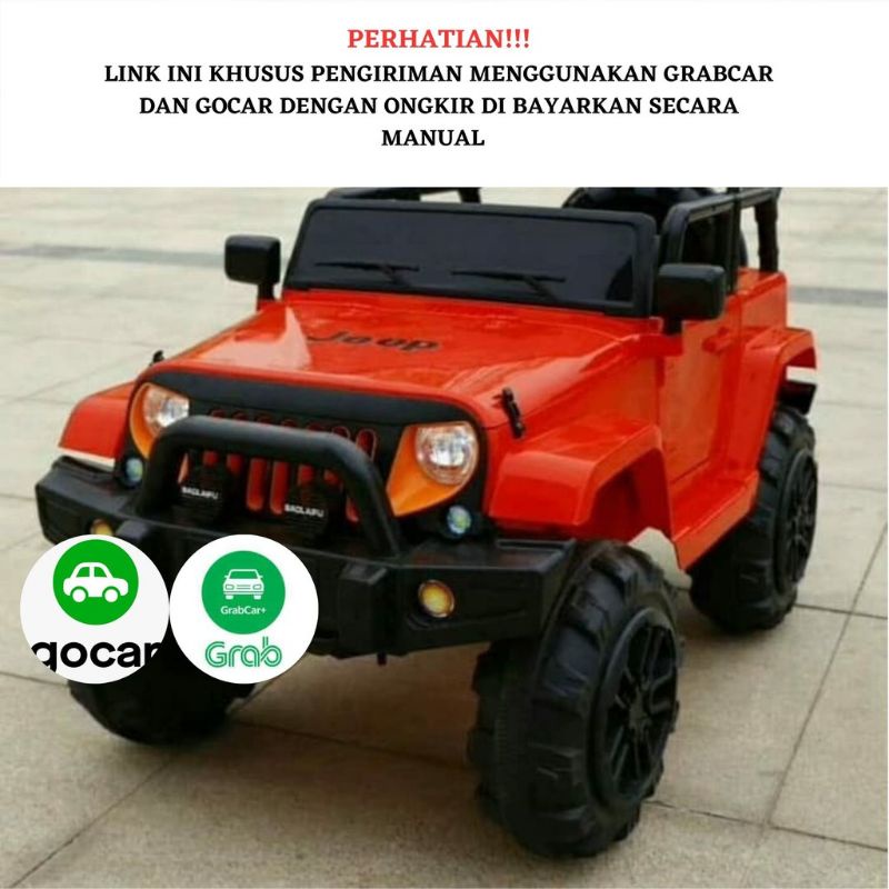PROMO  Mobilan anak  Aki Jeep Mokidz BLF-218 khusus Grab Gosen Instan