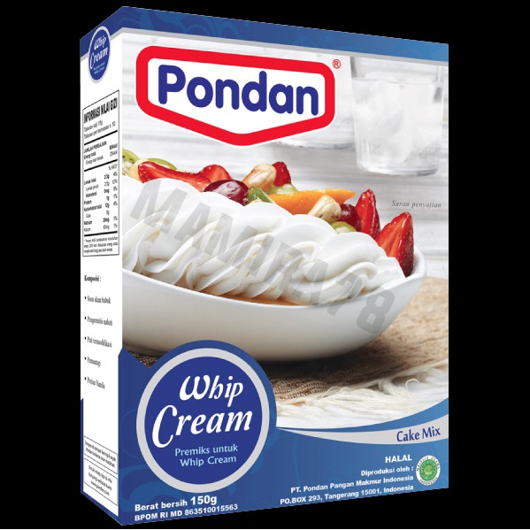 

Pondan WhipCream 150g