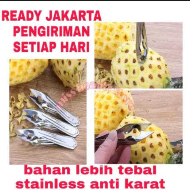 (COD)Capitan/penjepit mata nanas bahan stainless tebal anti karat