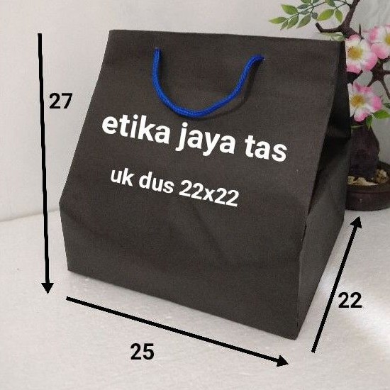 Paperbag/ tas kertas dos nasi 22  PxLxT (25x22x27)