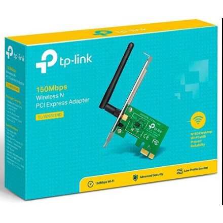 TP-Link TL-WN781ND 150Mbps Wireless N PCI Express Adapter Ethernet