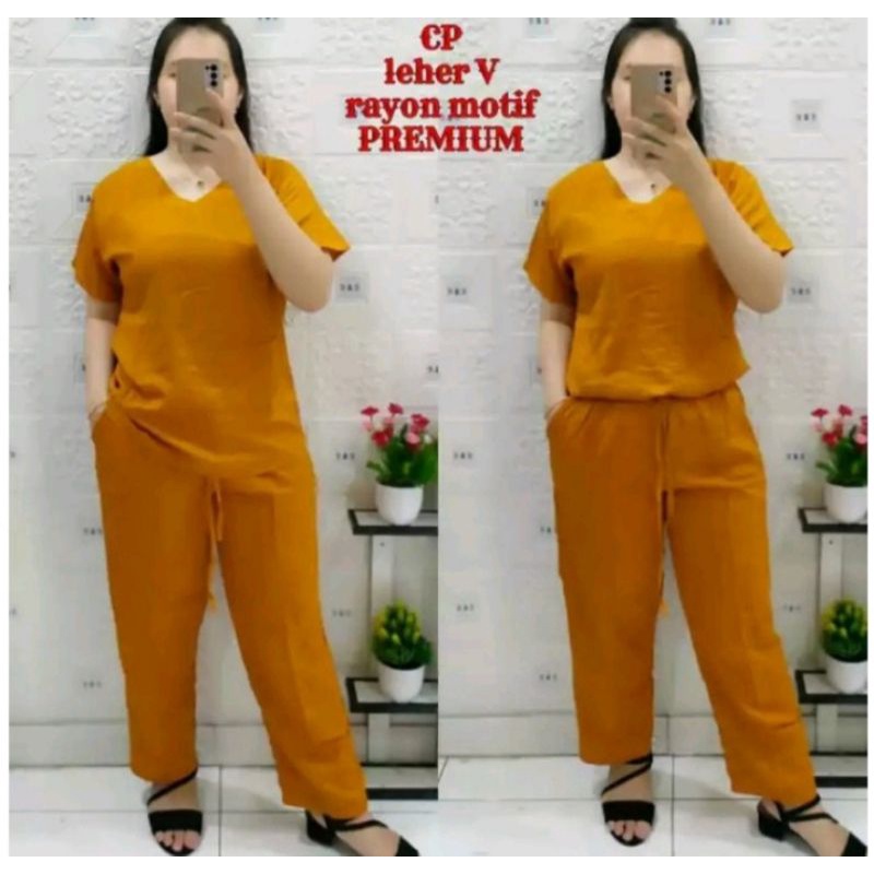 Setelan wanita terbaru 2021//setelan andin lengan pendek//baju setelan andin//setelan rayon polos an