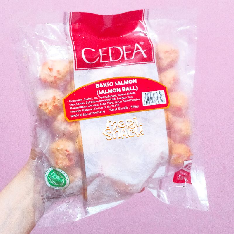 

Cedea Bakso Salmon 500gr / Baso / Salmon Ball