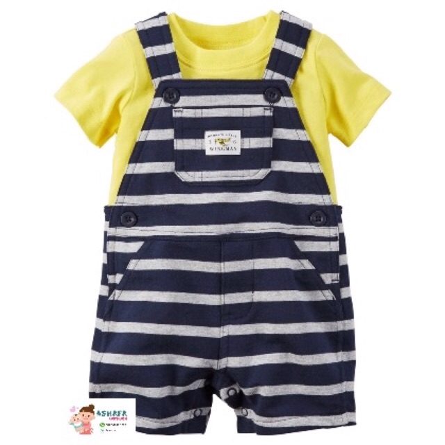Baju Kodok Carters Set BumbleBee Yellow