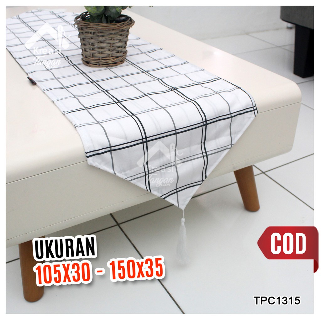 Taplak Meja / Table Runner Ukuran 105x30 - 150x35 TPC1315