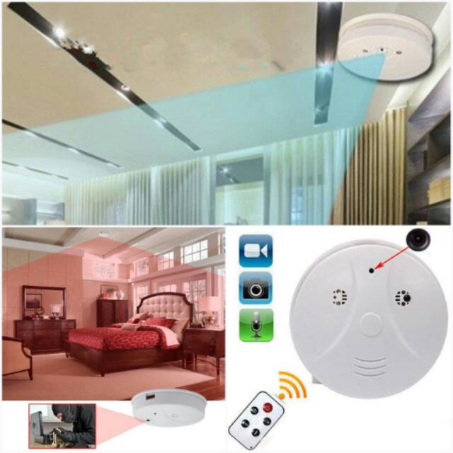 Kamera Pengintai CCTV Smoke Detector Appearance 720 x 480 - OMCC1KWH